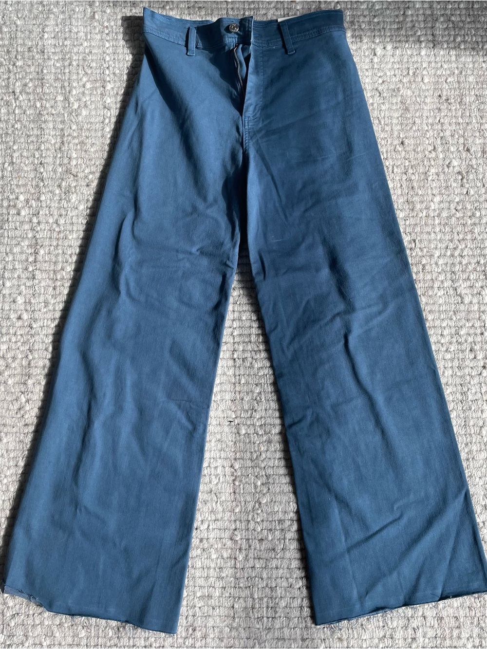 Lily Wide-Leg Pants in Deep Blue